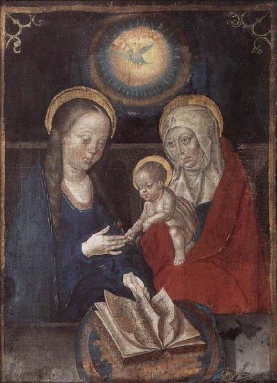 unknow artist Virgin and Child with St Anne oil painting picture